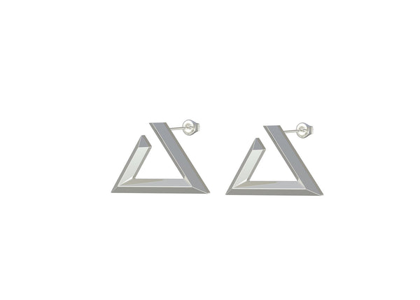 Laam earring- Geo letters