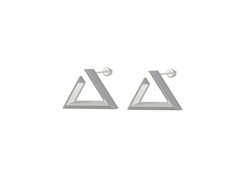 Laam earring- Geo letters