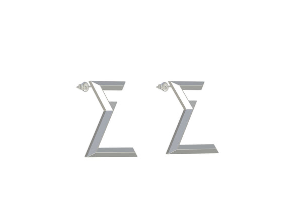 Een earring- Geo letters