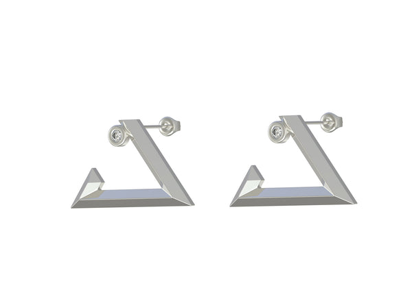 Thal earring - Geo letters