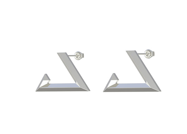 Raa earring- Geo letters