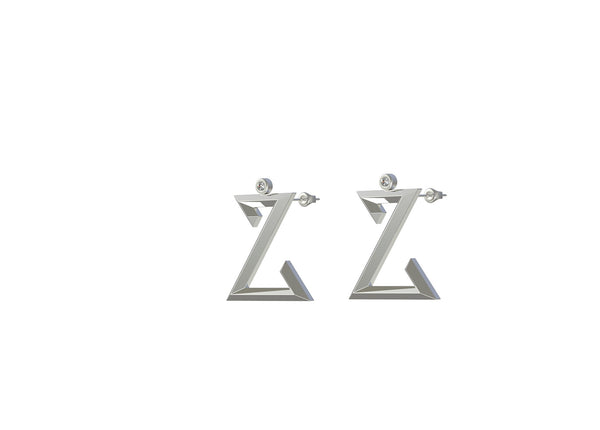 Khaa earring- Geo letters