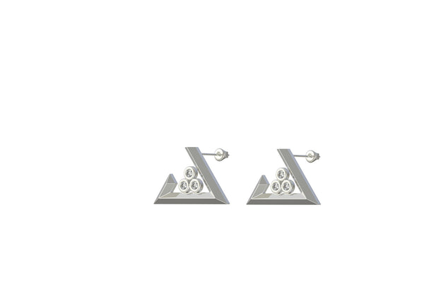 Thaa earring- Geo letters