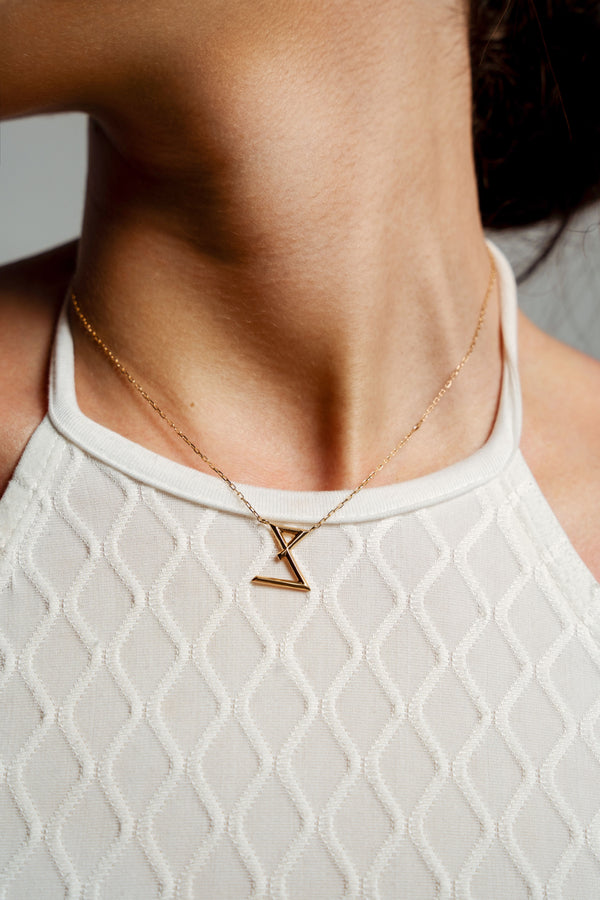 Dal necklace - Geo Letters