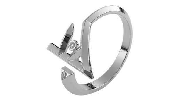 Dha Ring - Geo Letters