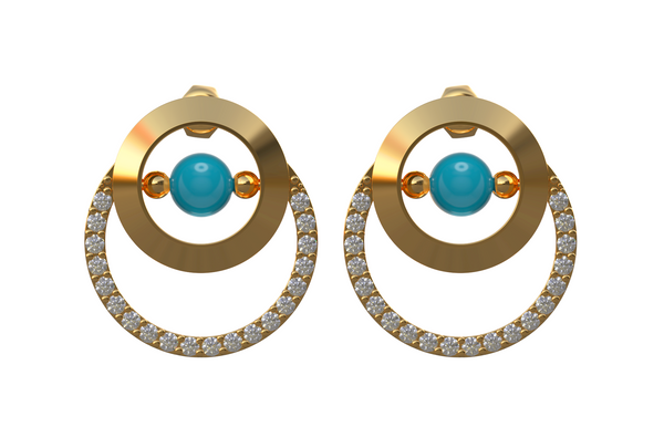 Mother's Love loop earring