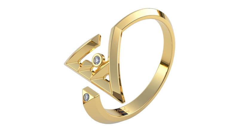 Dhad Ring - Geo Letters