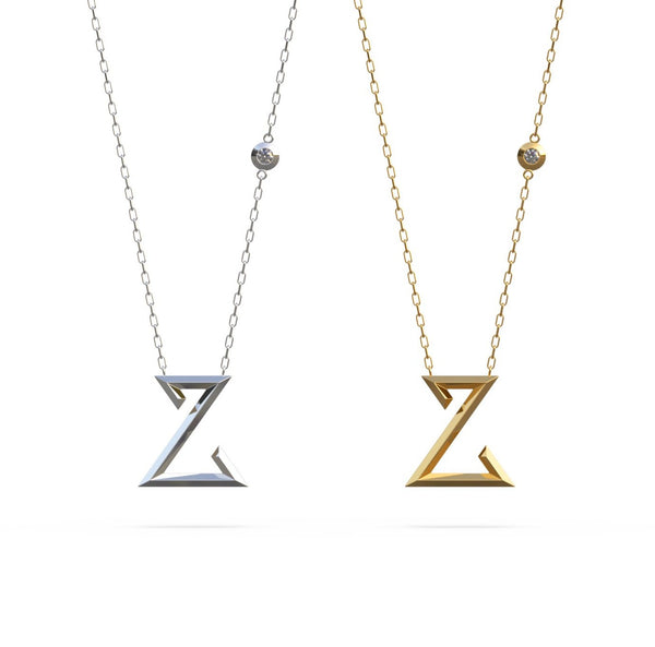 Ha necklace - Geo Letters