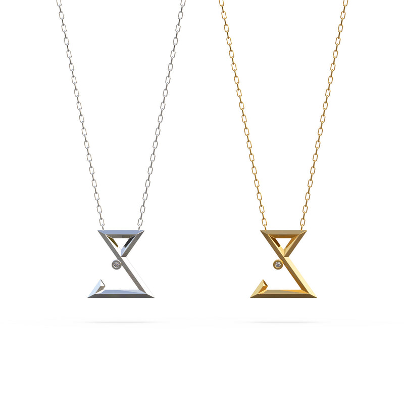 thal necklace-geo letters
