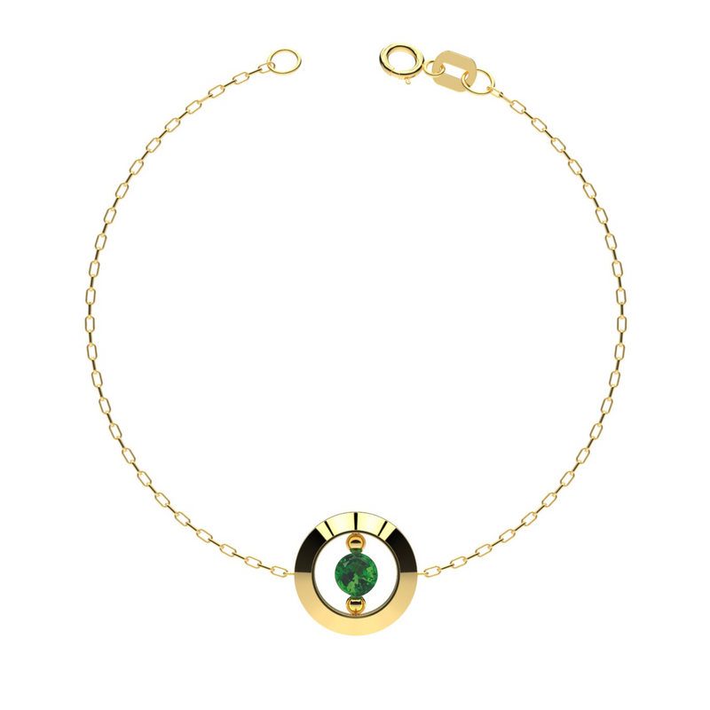 Mother's love bracelet- Green onyx