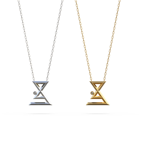 Faa necklace - Geo Letters